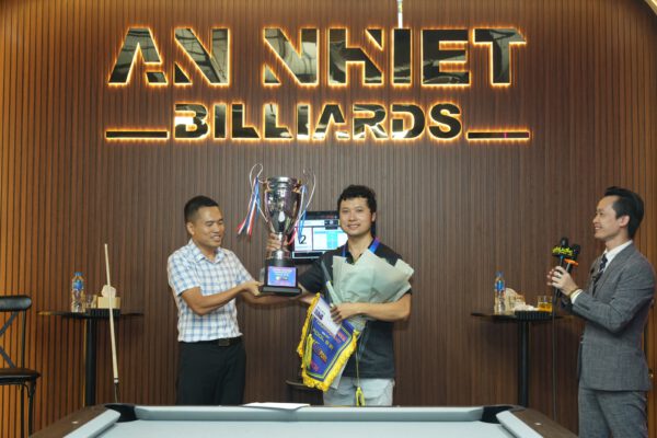 Cơ thủ Nguyễn Bá Mạnh lên ngôi vô địch tại giải đấu An Nhiệt Billiards Tournament